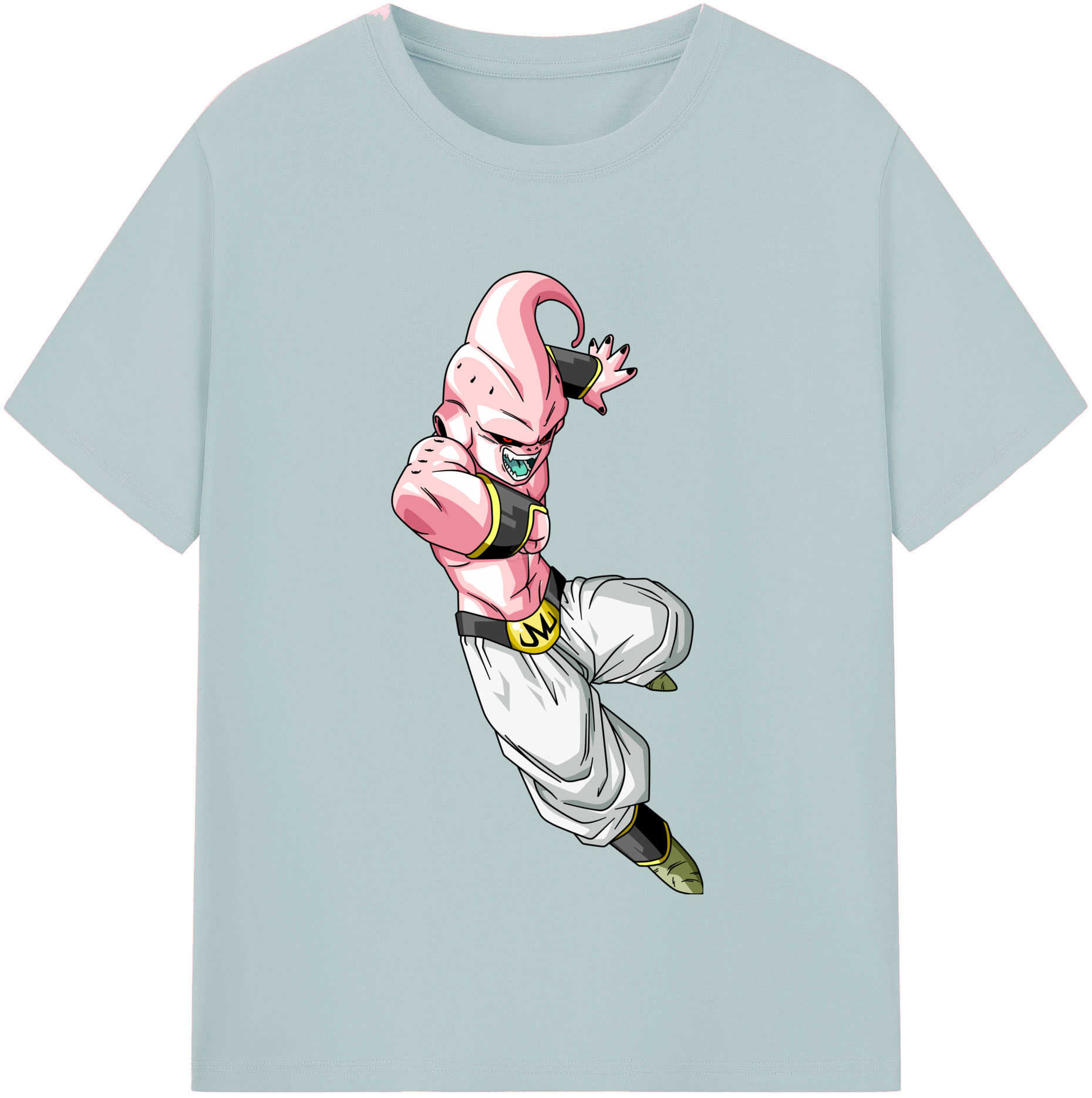 （画像用） ドラゴンボール 魔人ブウ DRAGON BALL Majin Buu 綿100％半袖Tシャツ（フロントプリント）